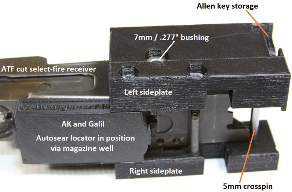 AK 47 / AK 74 Galil Class II Conversion Jig for select-fire ( full auto ...